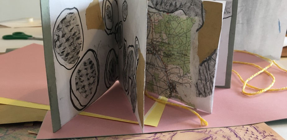 Work created by Marie Brett during the 2021 Regional Event Series Creative Workshop ‘Stories Unfolding’ led by artist Éilís Murphy