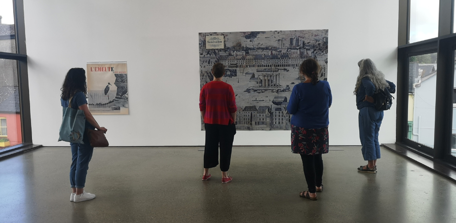 Gallery tour of exhibition ‘La Place des Grands Abysses' by Stephen Brandes