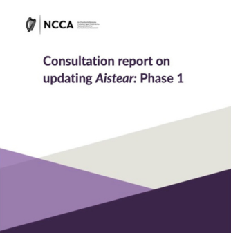 NCCA Aistear consultation report cover (1)