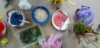 Art materials for Summer CPD for teachers at the Ark Dublin