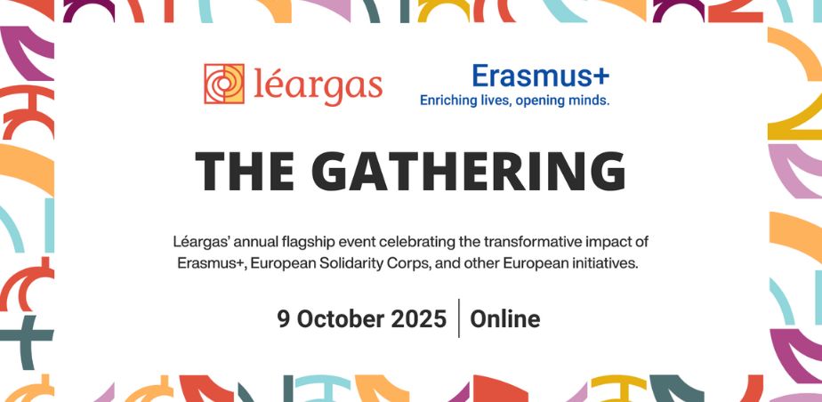 Leargas The Gathering 2025 poster. 9 October Online