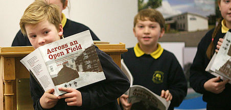 Launch of Across An Open Field, 1st Irish History book by children