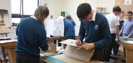 Students from Ardscoil na Mara