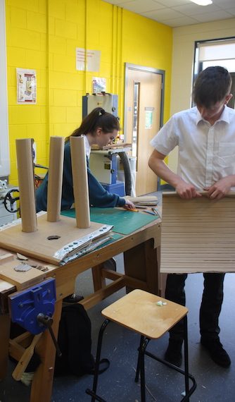 Students from Ardscoil na Mara