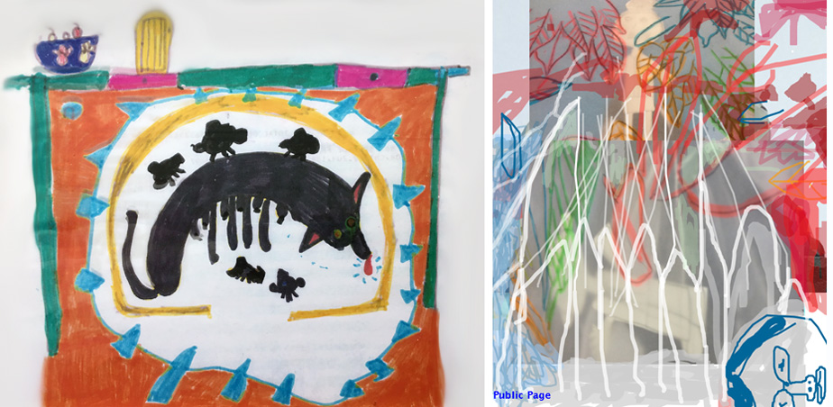 My Dog Under theT able Web