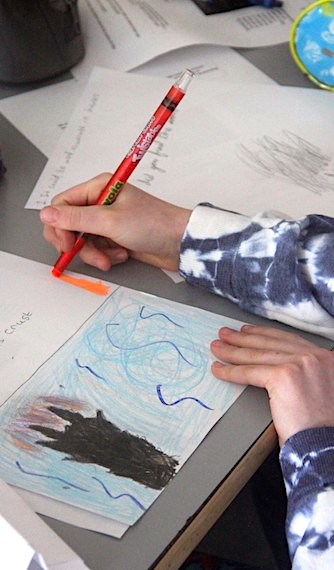 Student drawings - imagining the vents Student drawings - imagining the vents