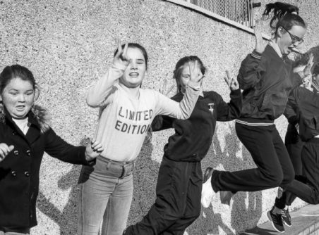 The Wall of Happiness from A Day in the Life of Rathkeale exhibition, Limerick and Clare Local Creative Youth Partnership