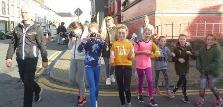 Photographer working with children Photographer working with children