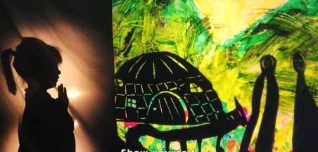 A still from the final film 'The Lonely Traveller'. 